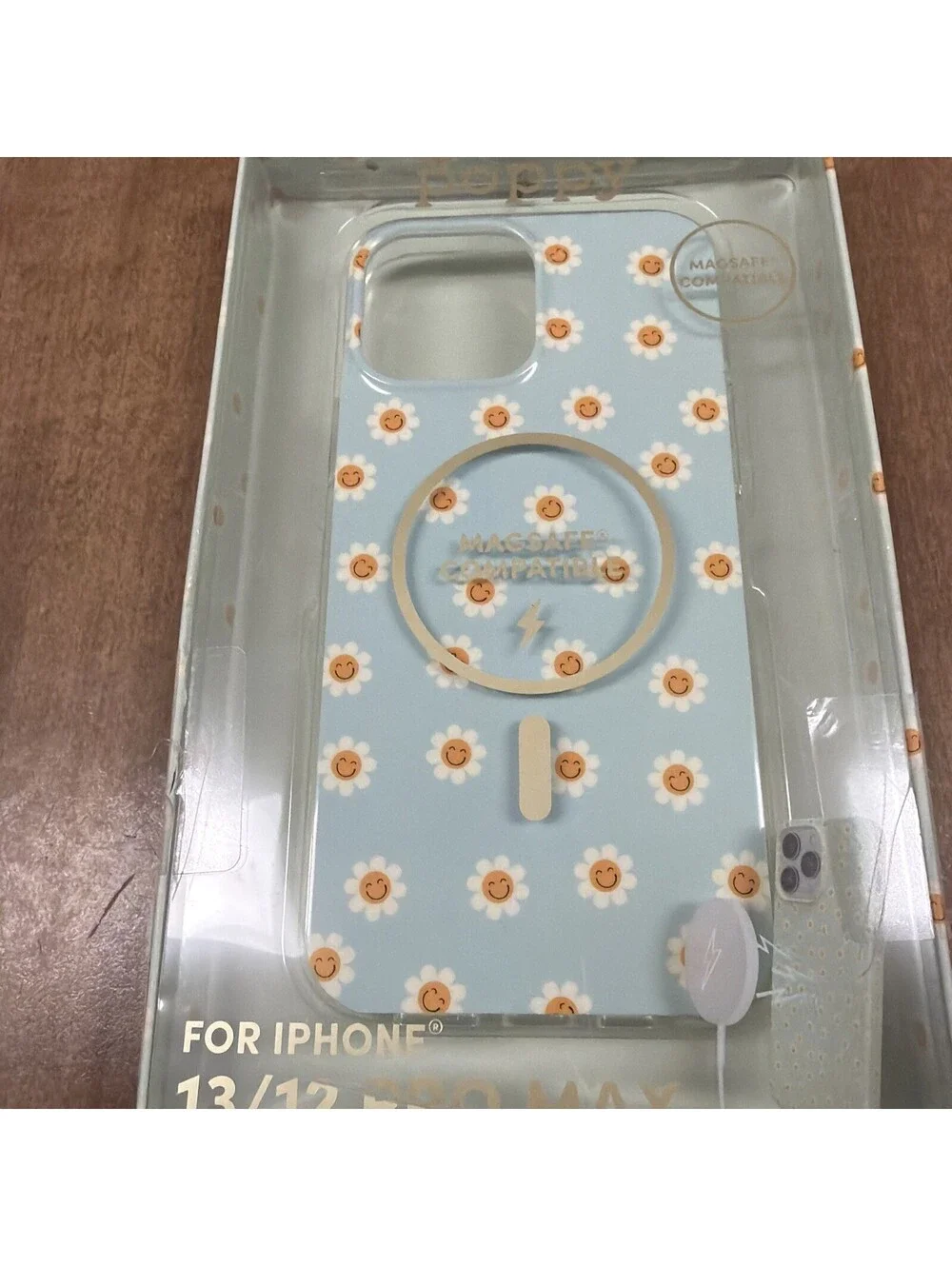 XO Poppy iPhone 13/12 Pro Max Blue Flower